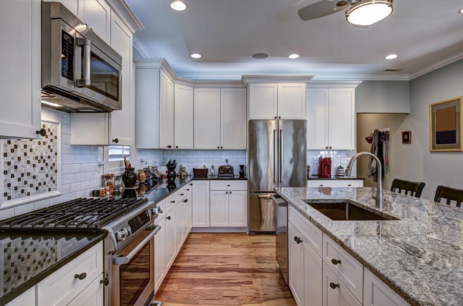 View of modern kitchen in Frederick MD